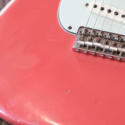 MINTY! 2020 Fender Limited Edition Custom Shop 1960 Stratocaster Relic Reissue Tahitian Coral + COA OHSC image 8