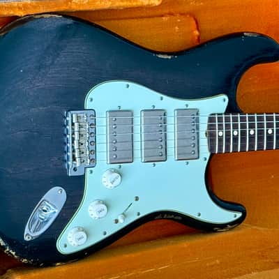 Fender Custom Shop Stratocaster 3 Humbuckers - Ebony Transparent image 3