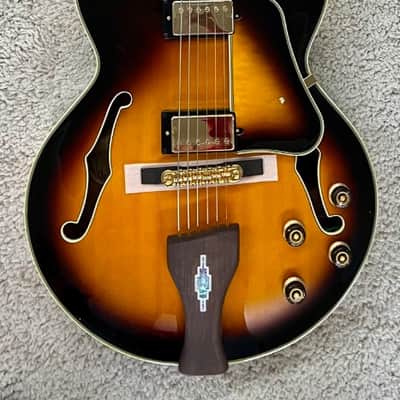 Mint Ibanez George Benson LGB30VYS Semi Hollow Guitar Vintage Yellow Sunburst image 1