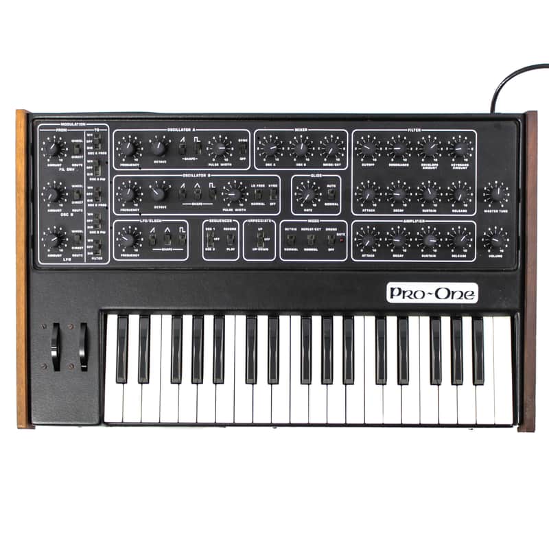 Sequential Circuits Pro One Synthesizer w/ MTG Turbo CPU+MIDI Mod image 1