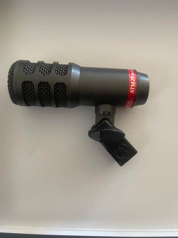Audio-Technica ATM25 Hypercardioid Dynamic Instrument Microphone 2000s - Dark Gray image 1