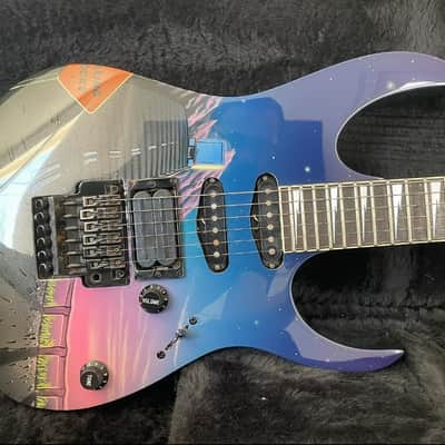 Ibanez UCGR USA Custom Graphic Design Series RG 1989 - Graphic Design (Handpainted by Rick Klemann) image 3