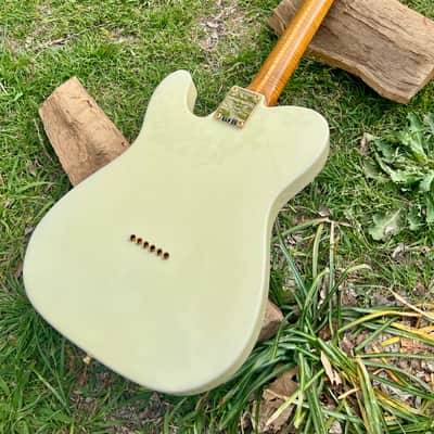 2018 NAMM Show Fender Custom Shop Limited Edition Super Custom Deluxe Twisted Telecaster Ivory White Sparkle image 10
