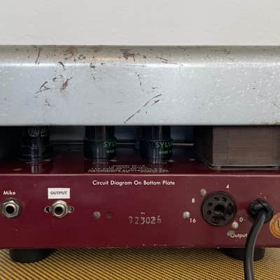 Newcomb Pathfinder PF10 Vintage Harmonica Tube PA Head Amplifier image 6