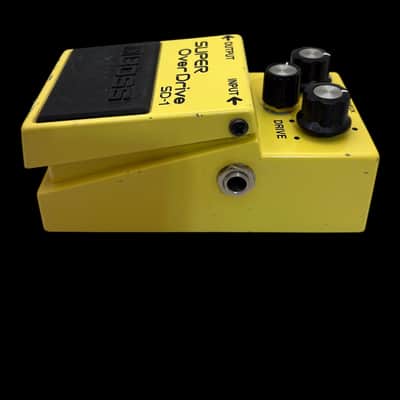 Boss SD-1 Super OverDrive (Black Label) 1988 - 1997 - Yellow X7602 image 2
