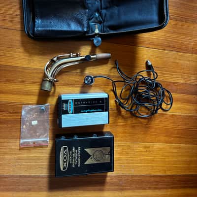 King VOX Octavoice Pickup + Selmer MarkVI alto sax neck image 1