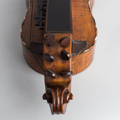 Guitar Shaped 6 String Hurdy-gurdy (maker unknown),  c. late 18th Century. image 12