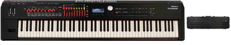 Roland RD-2000 88-key Stage Piano  Bundle with Gator GTSA-KEY88SLXL TSA Series Keyboard Case image 1