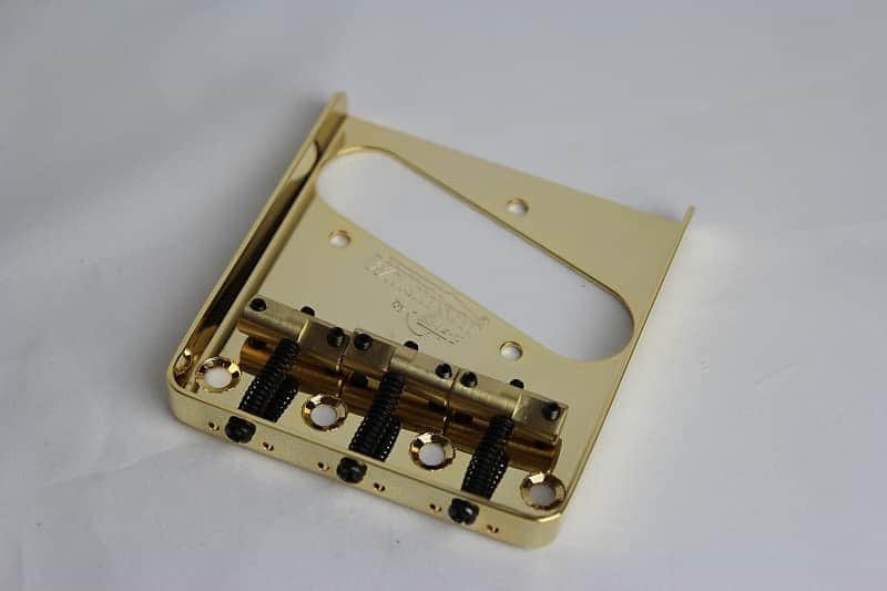 Wilkinson WTB Classic Tele Bridge - Gold image 1