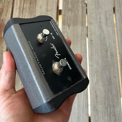 Fender MS2 Mustang Amp 2-Button Footswitch with 1/4" Jack 2010s - Black electric guitar two button pedal image 10