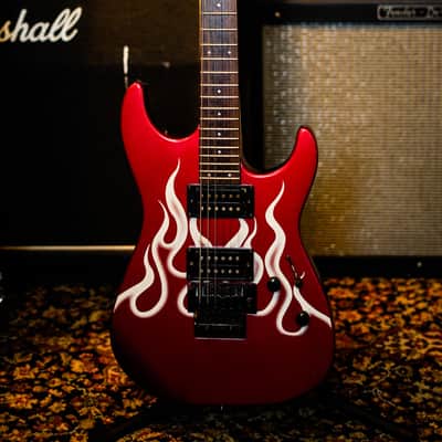 Fender Squier Showmaster 20th Anniversary 2002 Red Flame image 2