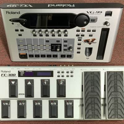 Roland VG-99 Virtual Guitar System, FC-300 MIDI Foot Controller, PDS-10 Stand