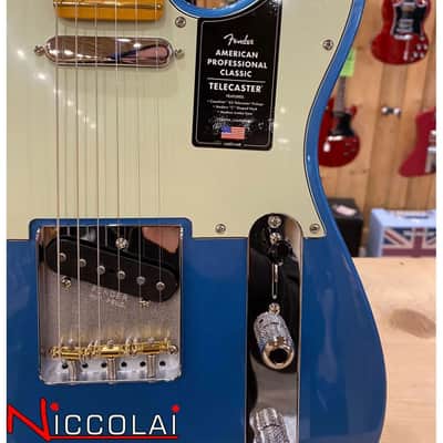 Fender American Professional Classic Telecaster, Maple Fingerboard, Faded Lake Placid Blue image 3
