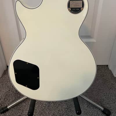 Gibson Custom Shop Les Paul Custom Made 2 Measure Split Block Inlays - Alpine White VOS image 4
