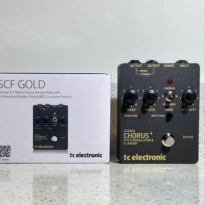 TC Electronic SCF Gold Stereo Chorus + Pitch Modulator & Flanger Reissue