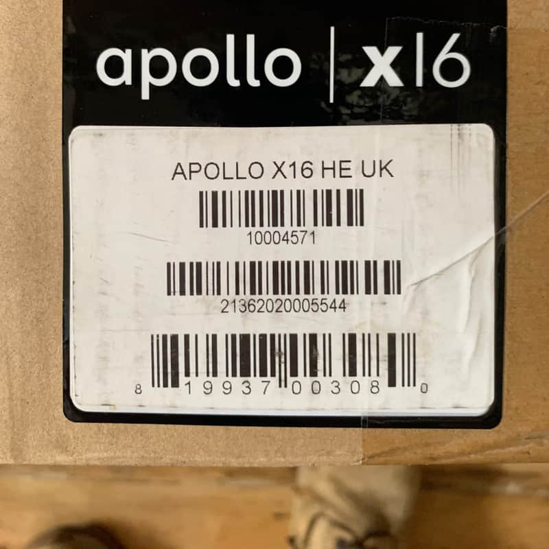 2020 – Present Universal Audio Apollo x16 Heritage Edition Thu…