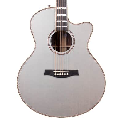 Godin Connaisseur MJ Satina RW Acoustic-Electric Guitar Mini-Jumbo - Gray image 1