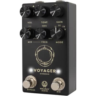 Walrus Audio Voyager MKII Preamp Overdrive Pedal, Black image 3