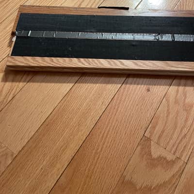 Pedalboard  Custom Made Pedalboard 2ft long.  Hardwood image 5