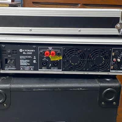 Crown XLI 3500 2-Channel 1350-Watt Power Amp with Rack Case image 3