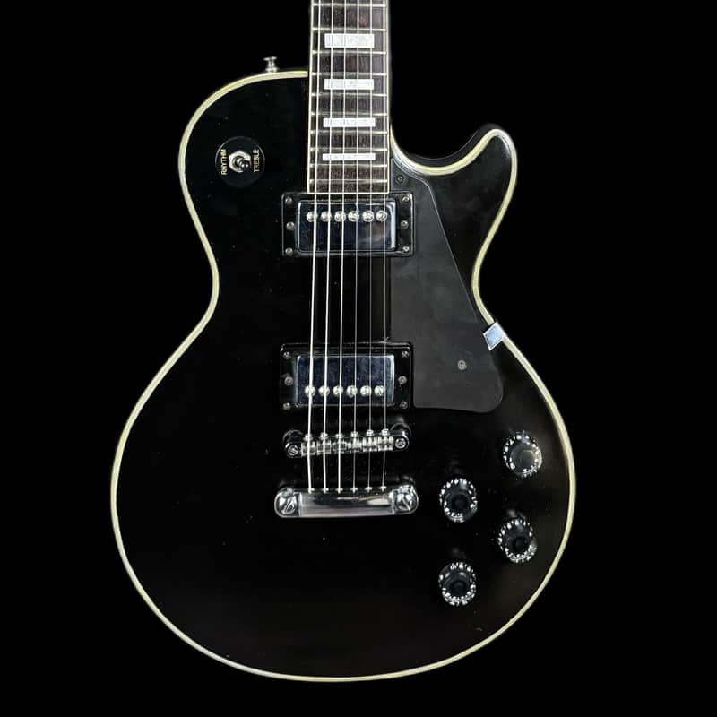 Satellite Les Paul Standard 1970's Black Beauty Vintage 70s Singlecut LP Electric Guitar image 1
