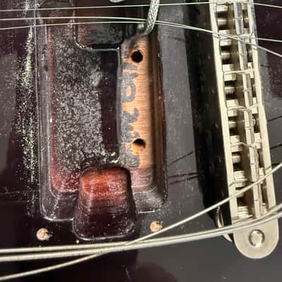 b3 (Gene Baker) a Prototype of Custom ordered b3 guitar -  Model: L.A., made in 2010 - Ox Blood - Blend Les Paul Strat Tele Features image 15