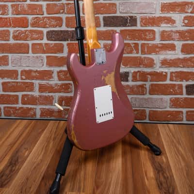 Fender Custom Shop Yngwie Malmsteen Stratocaster Heavy Relic Burgundy Mist Metallic 2026 w/OHSC image 6