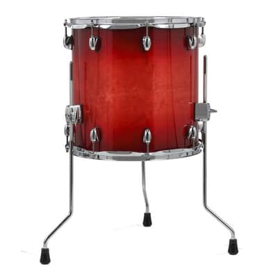 Gretsch GR814.284 CC2-1414F-GCB Floor Tom Catalina Club 14" x 14" Gloss Crimson Burst image 4
