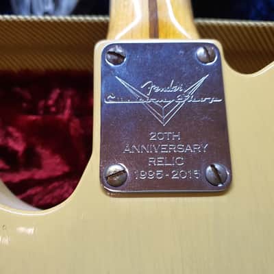 2015 Fender Custom Shop LE 20th Anniversary Nocaster Relic Telecaster Tele image 15