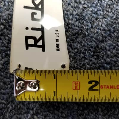 Rickenbacker TRC Truss Rod Cover #2 White image 2