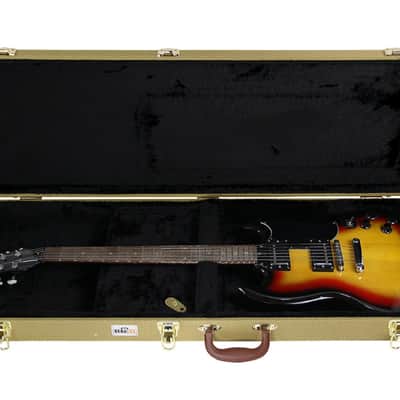 Gearlux BC-227 Electric Bass Guitar Hard Case - Tweed image 7