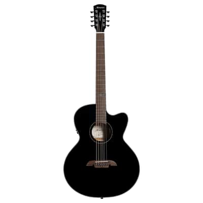 Alvarez ABT60ce 8-String Black Artist Baritone (NEW DEMO) image 1
