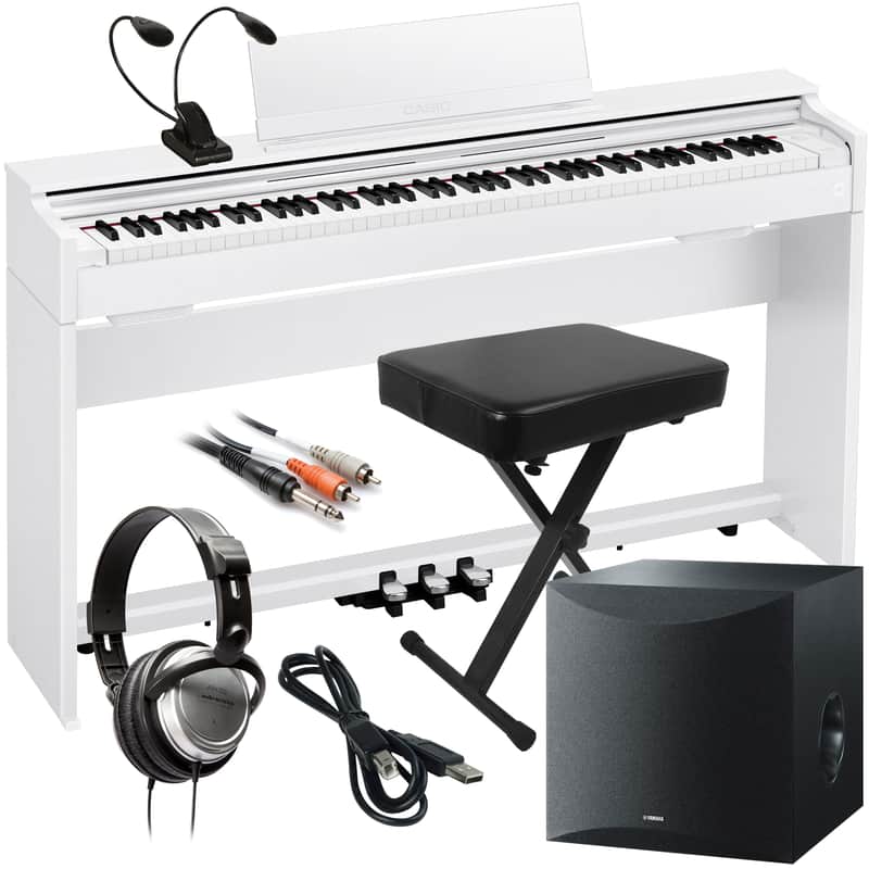 Casio Celviano AP-S200 Digital Piano - White COMPLETE HOME BUNDLE PLUS image 1