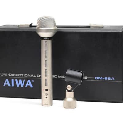 Aiwa DM-68A Vintage Uni-Directional Dynamic Microphones SN: A1070 image 2
