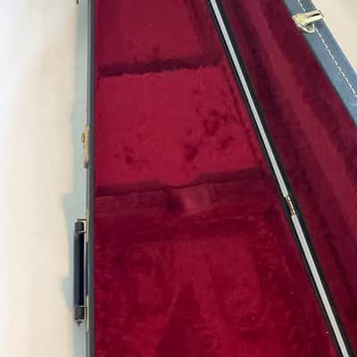 1980's Kramer USA Violin Teardrop Black Tolex Hardshell Electric Guitar Case image 22