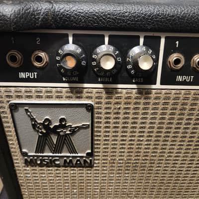 Vintage 1970s Ernie Ball Music Man HD-130 Reverb Head & 212RH Cabinet **Fully Serviced** imagen 3