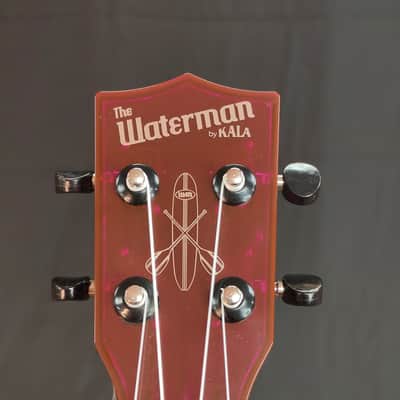Kala KA-SWF-PL Fluorescent Waterman Series Soprano Ukulele - Purple Grape image 3