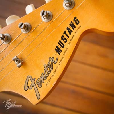 Fender Mustang Olympic White 1966 image 9