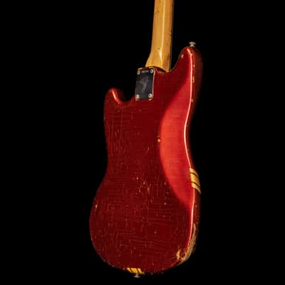 Fender Mustang Competition Candy Apple Red 1972 image 4
