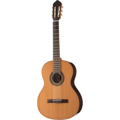 Lucero LC200S Solid-Top Classical Acoustic Guitar - Regular Natural image 6