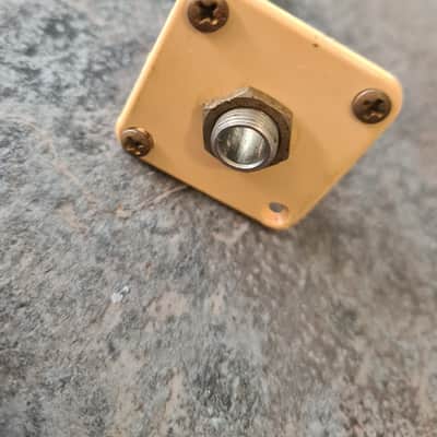 Gibson Les Paul jack socket, plate & screws Switchcraft 1960s 1970s image 1