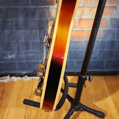 Vintage 1960s Ventura Semi-Hollow Electric Guitar Sunburst image 13
