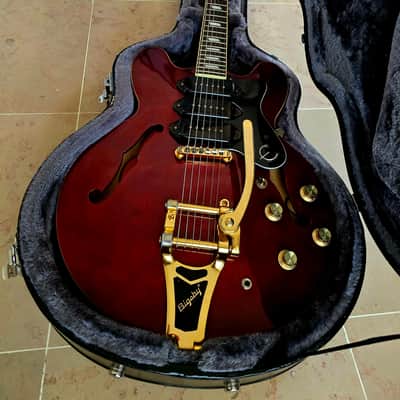 Epiphone Custom Shop Riviera Custom P93 - Wine Red (2011) - Upgraded & Hardcase image 18