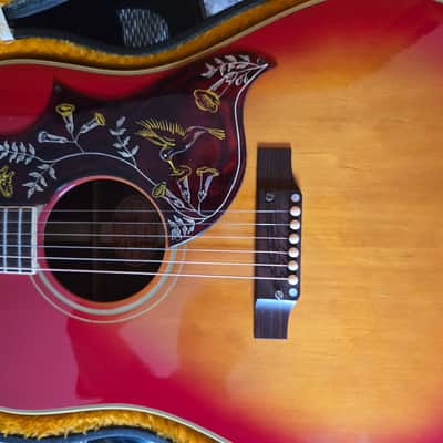 Gibson Hummingbird 1960 - 1968 - Cherry Sunburst image 8