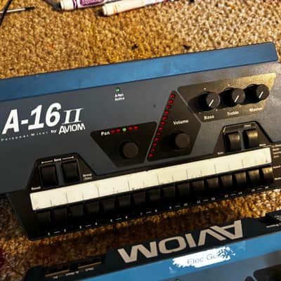 4x Aviom A-16II (A16-II) Personal Monitor Mixer with mount and power supply image 9