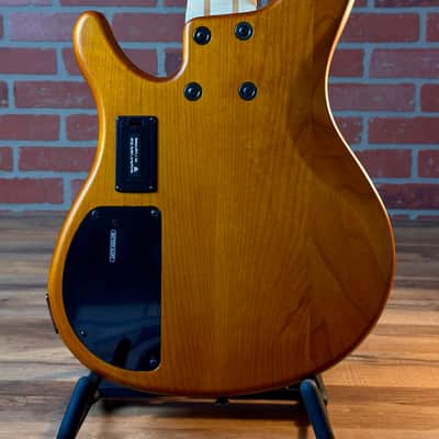 Yamaha TRBX605FM 5-String Electric Bass Guitar - Matte Amber image 14