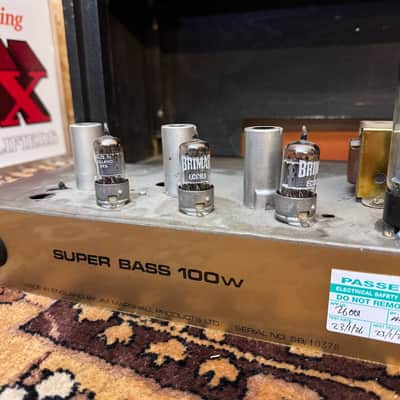 Vintage 1967 Marshall Super Bass 10,000 Series Plexi Guitar Amplifier Head 1960s image 20