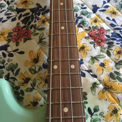 Fender Mustang bass seafoam green image 4