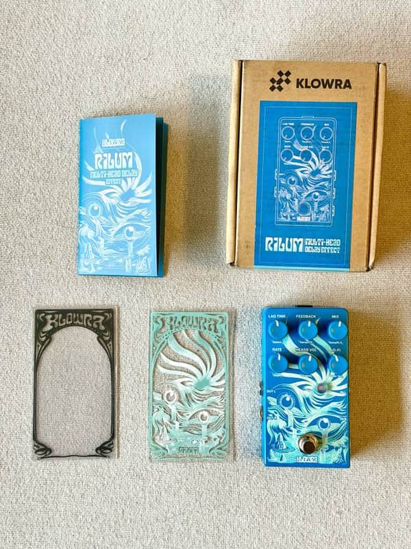 Klowra (Alabs) Stereo Tape Delay chorus flanger Pedal 32bit float Processing USB C Updates