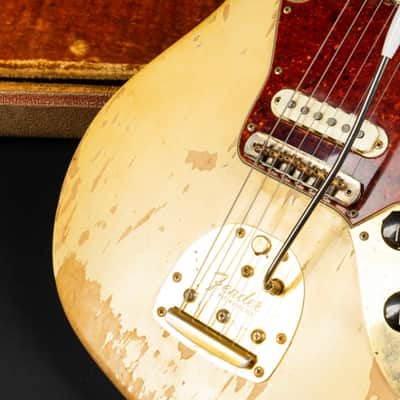 Fender Jaguar 1964 - Olympic White with Matching Headstock image 5